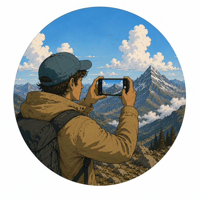 Take the photo yourself